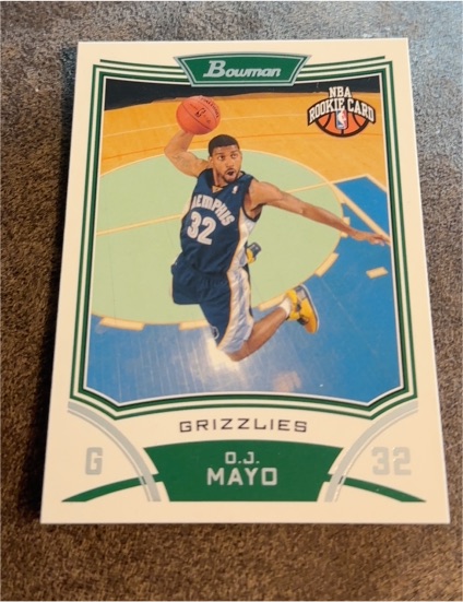 2008-09 Bowman #113 O.J. Mayo — front
