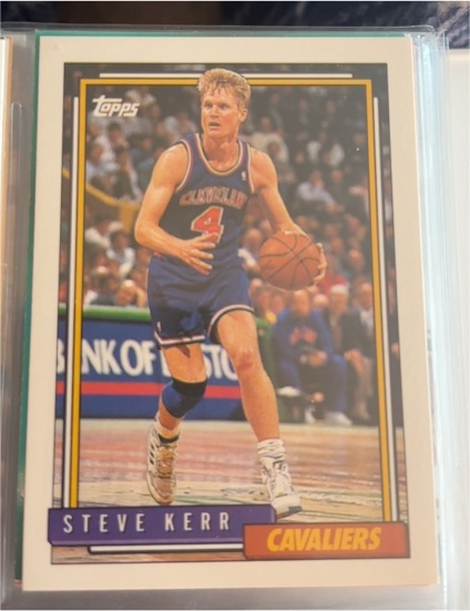 1992-93 Topps #14 Steve Kerr — front