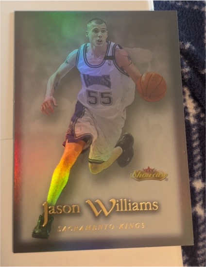 2000-01 Fleer Showcase Jason Williams Sacramento Kings — front