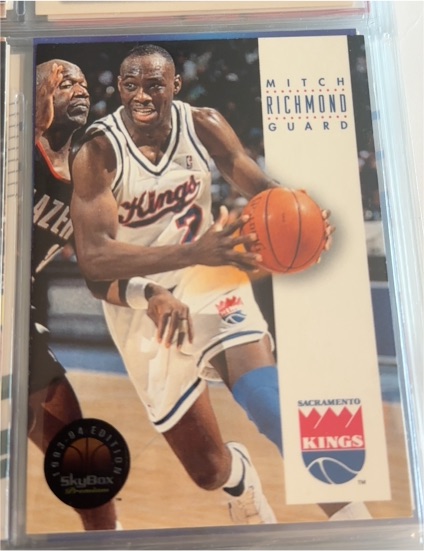 1993-94 SkyBox Premium #157 Mitch Richmond — front