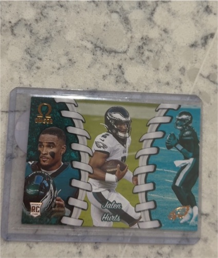 2020 Panini Chronicles Omega #O-5 Jalen Hurts — front