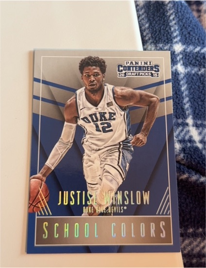 2015 Panini Contenders Draft Picks #23 Justise Winslow — front