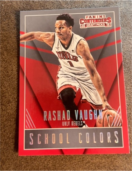2015-16 Panini Contenders Draft Picks #37 Rashad Vaughn School Colors — front