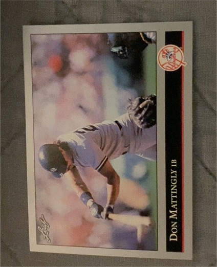 1992 Leaf #57 Don Mattingly — front