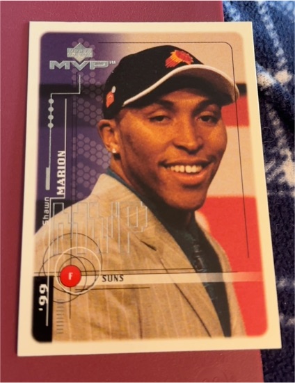 1999-00 Upper Deck MVP #217 Shawn Marion — front