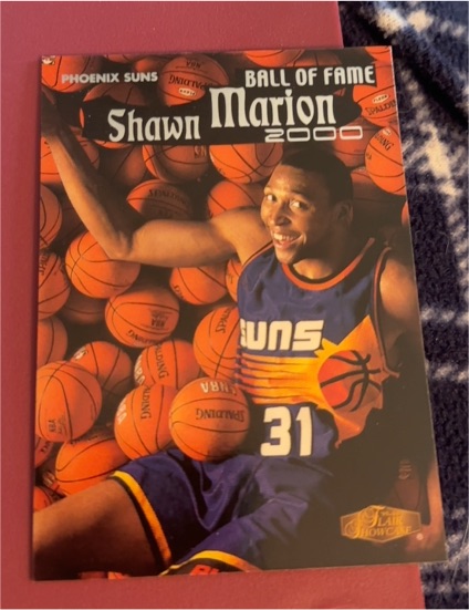 1999-00 Flair Showcase Ball of Fame #5BF Shawn Marion — front