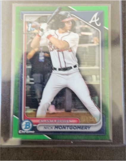 2024 Bowman Draft Chrome #BDC-129 Nick Montgomery — front