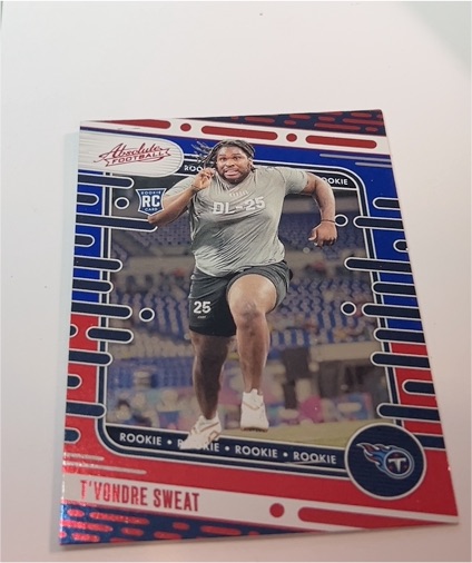 2024 Panini Absolute #138 T'Vondre Sweat — front
