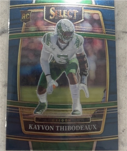 2022 Panini Select Draft Picks #1 Kayvon Thibodeaux — front