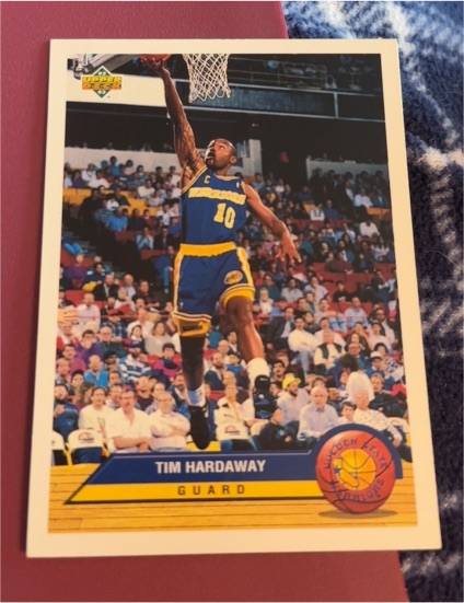 1992-93 Upper Deck McDonald's #P13 Tim Hardaway — front