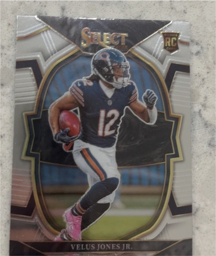 2022 Panini Select #63 Velus Jones Jr. — front
