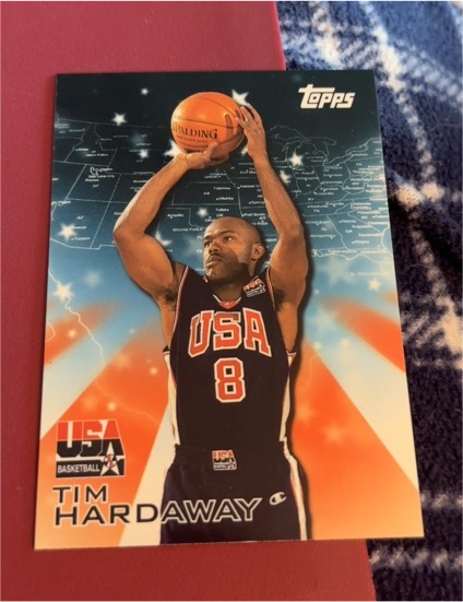2000 Topps Team USA #8 Tim Hardaway — front