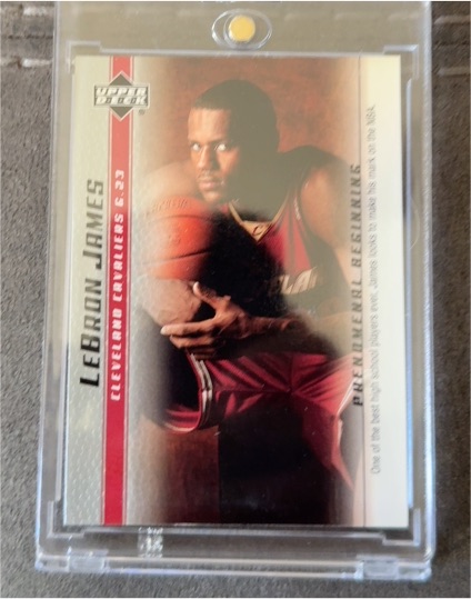 2003-04 Upper Deck Phenomenal Beginning #10 LeBron James — front