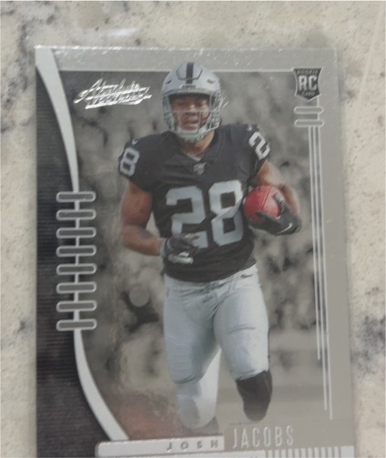 2019 Panini Absolute #124 Josh Jacobs — front