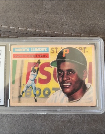 1956 Topps #33 Roberto Clemente — front