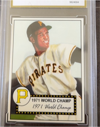 1995 JSW Roberto Clemente Pittsburgh Pirates 1971 World Champ — front