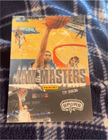 2009-10 Panini Jam Masters #1 Tim Duncan — front