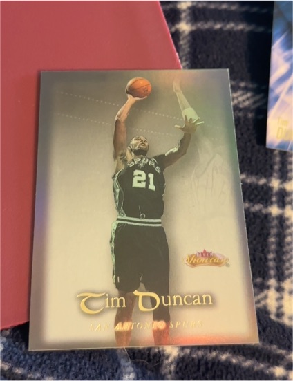 2000-01 Fleer Showcase #40 Tim Duncan — front
