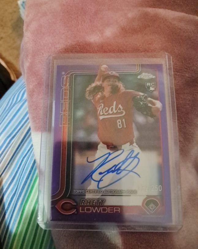 2025 Topps Chrome #RA-RL Rhett Lowder — front