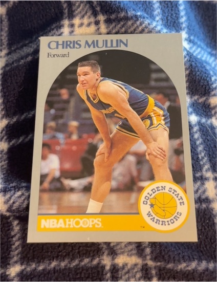 1990 NBA Hoops #116 Chris Mullin — front