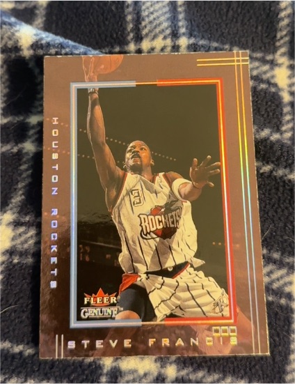 2001 Fleer Genuine #99 Steve Francis — front