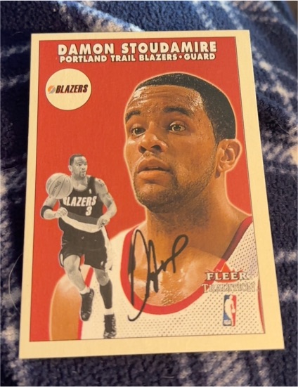 2000 Fleer Tradition #195 Damon Stoudamire — front