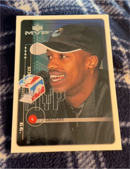 1999-00 Upper Deck MVP #210 Steve Francis — front