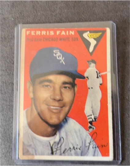 1954 Topps #27 Ferris Fain — front