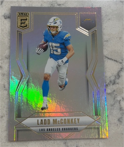 2025 Panini Donruss Elite #38 Ladd McConkey — front
