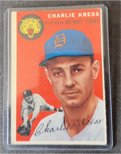 1954 Topps #219 Charlie Kress — front