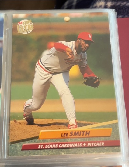 1992 Fleer Ultra #270 Lee Smith — front