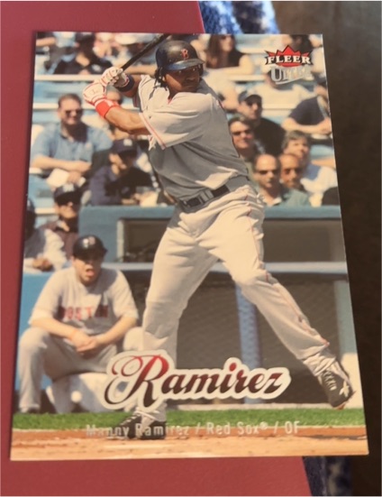 2007 Fleer Ultra #25 Manny Ramirez — front