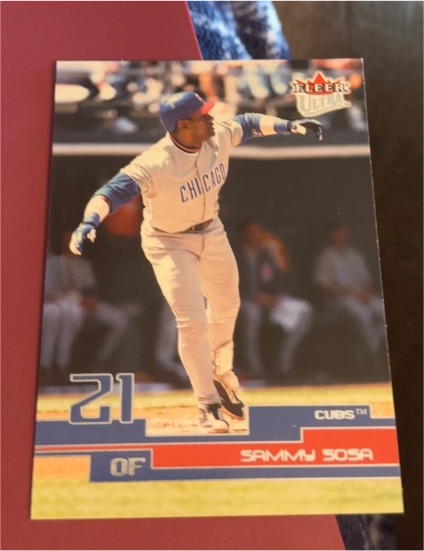 2003 Fleer Ultra #185 Sammy Sosa — front