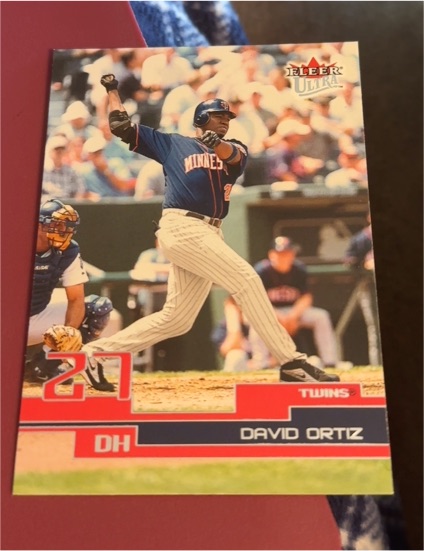 2003 Fleer Ultra #140 David Ortiz — front