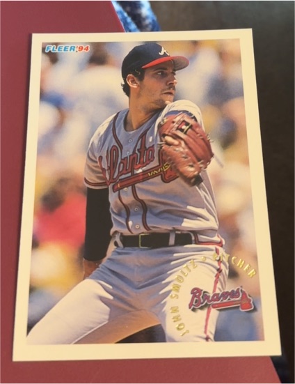 1994 Fleer #375 John Smoltz — front