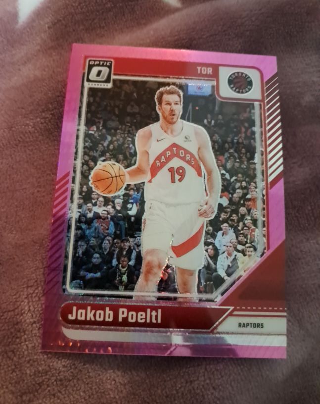 2024-25 Panini Donruss Optic #65 Jakob Poeltl — front
