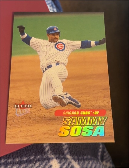 2001 Fleer Ultra #7 Sammy Sosa — front