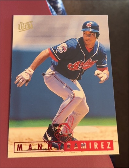 1995 Fleer Ultra #41 Manny Ramirez — front