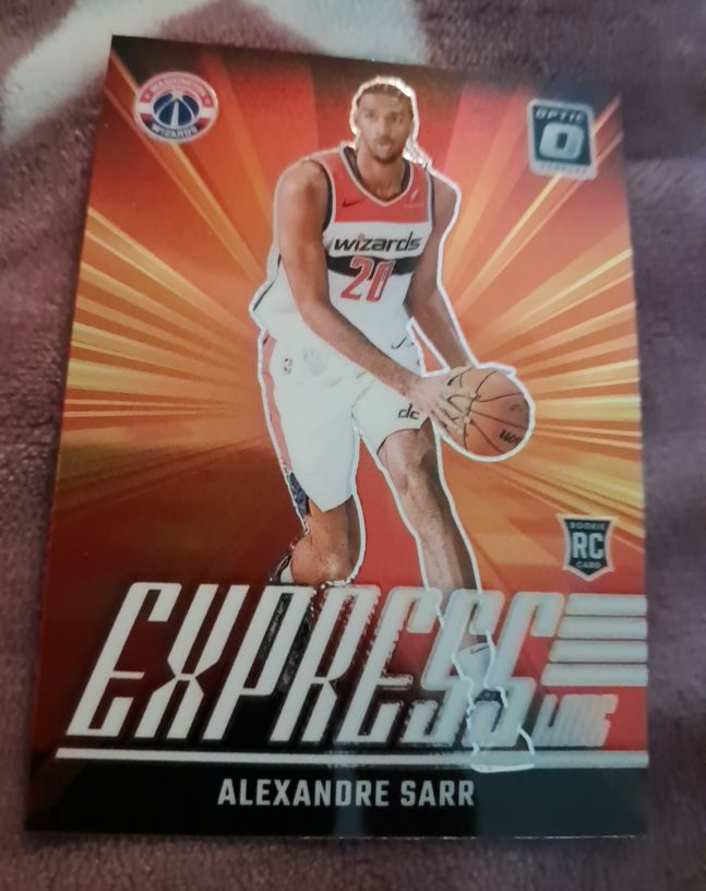 2024-25 Donruss Optic Express Lane #11 Alexandre Sarr — front