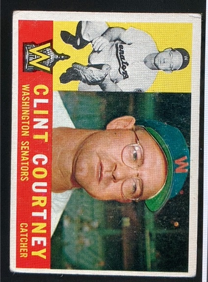 1960 Topps #344 Clint Courtney — front