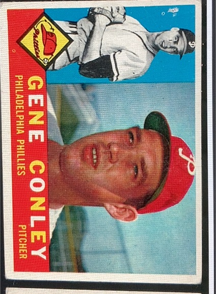 1960 Topps #293 Gene Conley — front