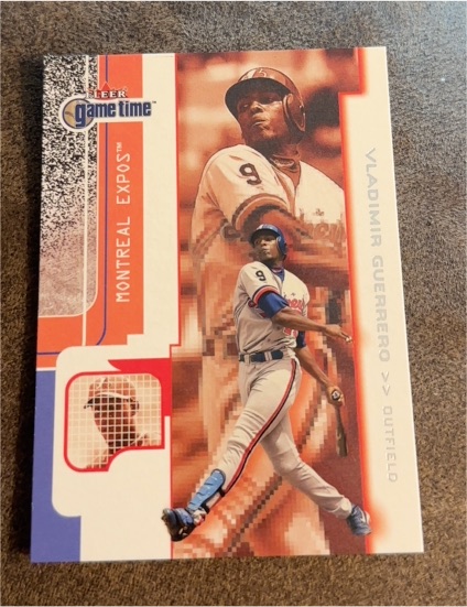 2001 Fleer Game Time #33 Vladimir Guerrero — front