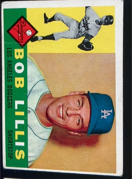 1960 Topps #354 Bob Lillis — front