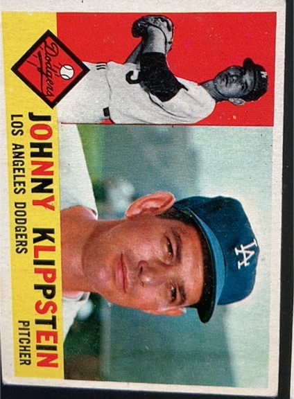 1960 Topps #191 Johnny Klippstein — front