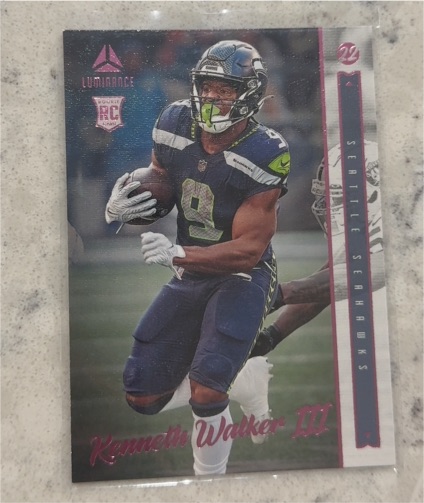 2022 Panini Chronicles Luminance Update Rookies #206 Kenneth Walker III — front