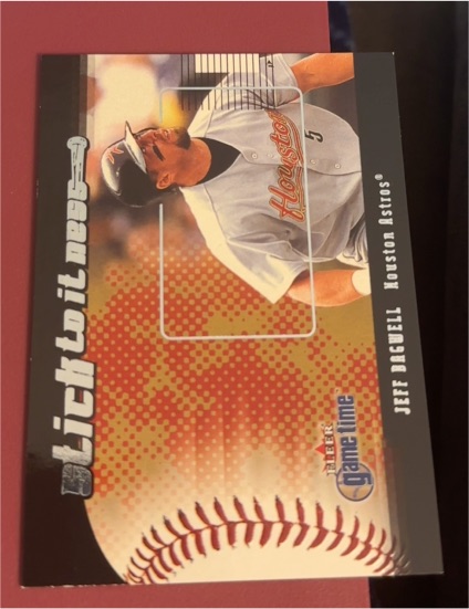2001 Fleer Game Time Sticktoitness #4S Jeff Bagwell — front