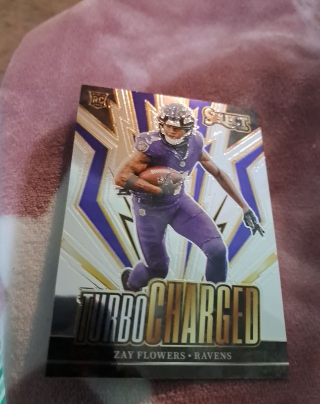 2023 Panini Select Turbocharged #TUR-ZFL Zay Flowers — front