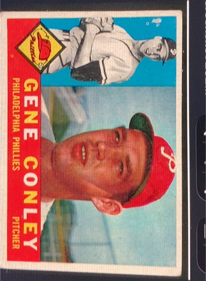 1960 Topps #293 Gene Conley — front