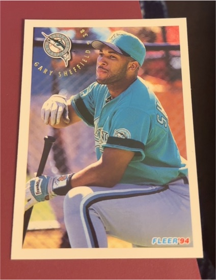 1994 Fleer #477 Gary Sheffield — front