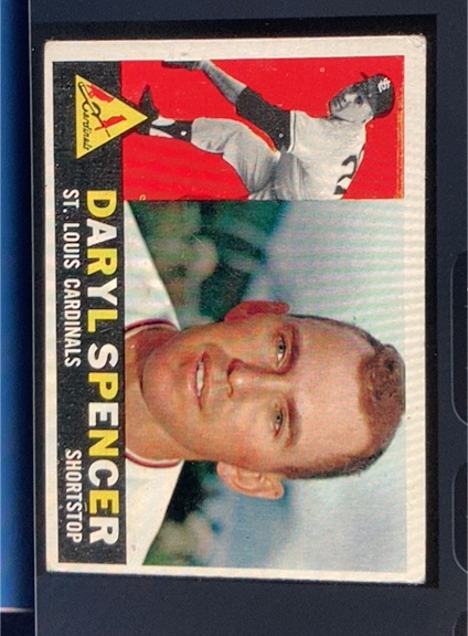 1960 Topps #368 Daryl Spencer — front